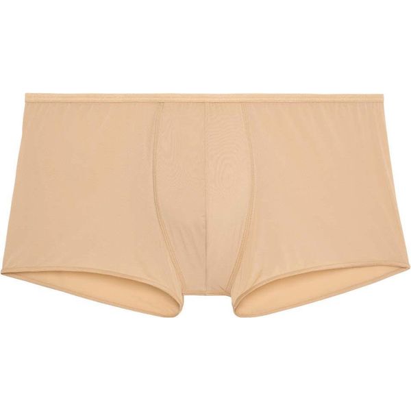 Hom Pantaloncini Da Uomo Plumes Trunks Boxer Hipster Mutande Unisex Beige/Pelle Xl-image