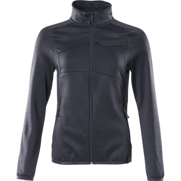 Pullover In Pile Con Zip Nero-Blu, Taglia M Mascot 18153-316-010-image