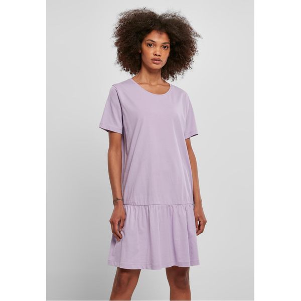 T-Shirt Da Donna Urban Classics Ladies Valance Tee Dress Lilla - Xs-image
