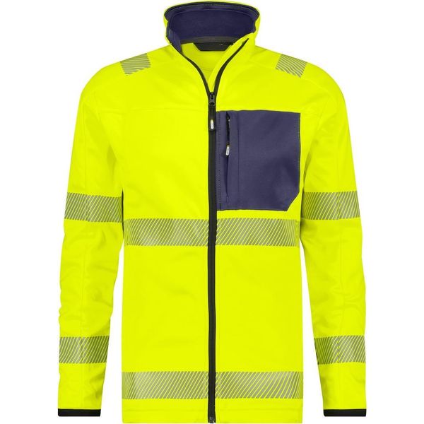 Giacca A Strati Intermedi Ad Alta Visibilità, Neon Yellow/Dark Blue, Taglia Xl-image