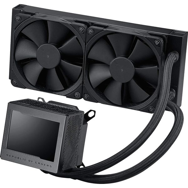 Asus Rog Ryujin Iii 240 - Sistema Di Raffreddamento A Liquido Per Processore - Con Display Lcd - (Per: AM4, LGA1200, LGA1700, AM5, LGA115)-image