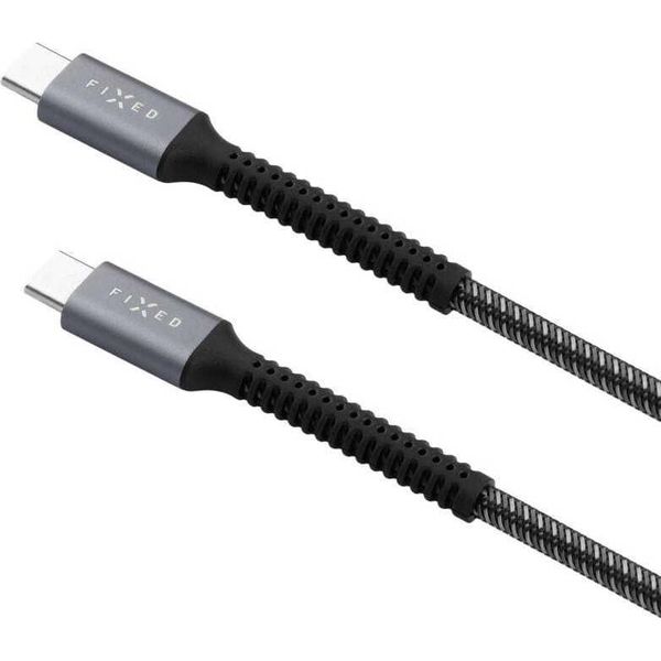 Fixed | Armor Cable USB-C/USB-C, 1,2 M, 240W | FIXDA-CC12-GR-image