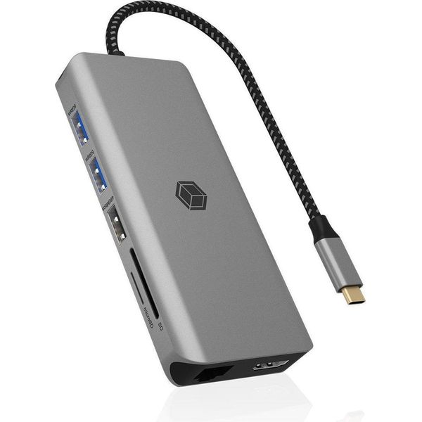 Icy Box IB-DK4061-CPD Docking Station Icybox 12-In-1 Mobile Usb 3.2 Gen 1 Type-C Retail-image
