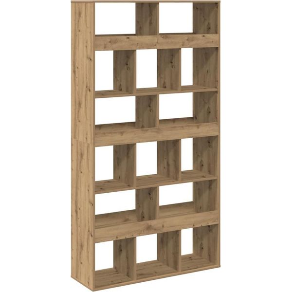 Vidaxl Libreria Artisan In Rovere 100X33X187,5 Cm Materiale A Base Di Legno-image