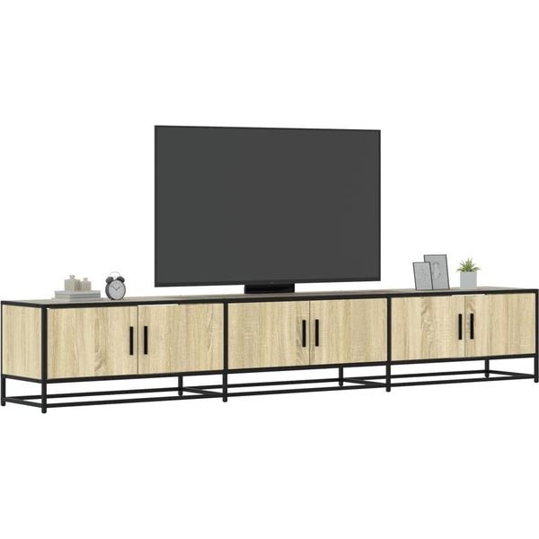 Mobile Tv Vidaxl Rovere Sonoma 240X35X41 Cm Materiale A Base Di Legno-image