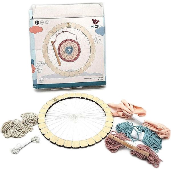 Micki Tessitura Telaio R Kit Fai Da Te Per Bambini Adulto Telaio Per-image