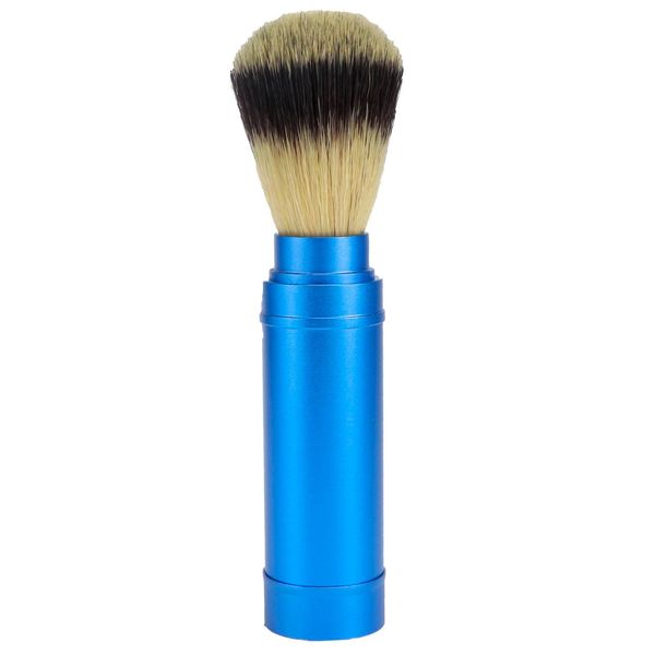 Spazzola Portatile Per Barba Da Uomo, Spazzola Da Barba In Schiuma Per La Pulizia Del Viso Da Viaggio, Strumento Per La Cura Del Viso-image