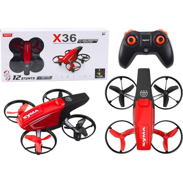 Drone Rc Telecomandato X36 Syma Rosso-image