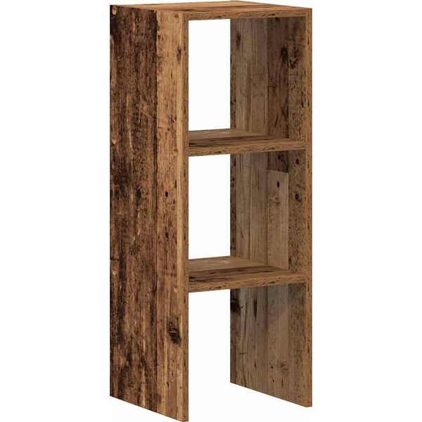Vidaxl Libreria Impilabile In Legno Di Recupero 30X30X80 Cm Materiale A Base Di Legno-image