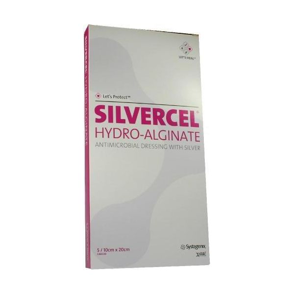 Benda Idroalginata Silvercel 10X20 Cm 5 Pz-image