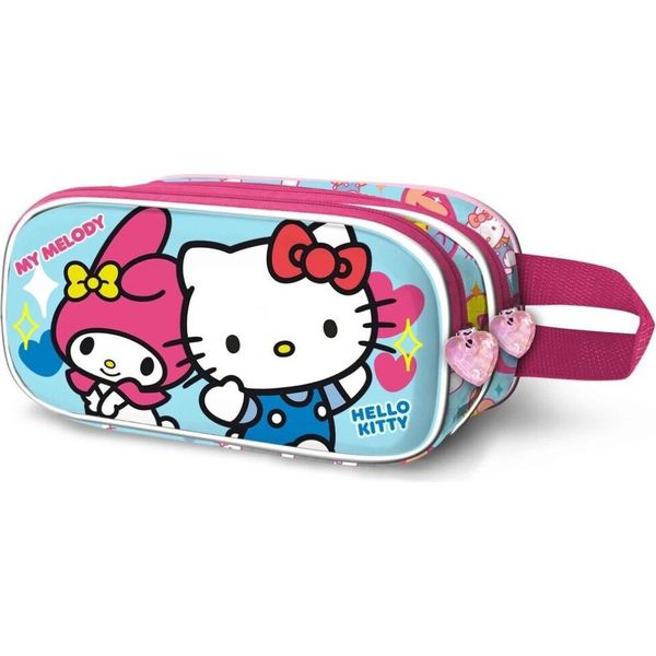 Hello Kitty Amicizia 3D Doppio Federmappe-image