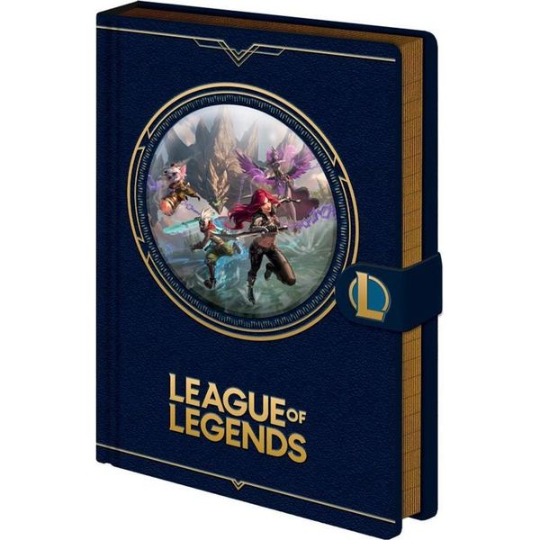 League Of Legends - Taccuino "Premium"" PM12150 (21 Cm X 14 Cm X 2 Cm) (Blu Scuro)"-image