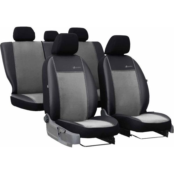 Coprisedili Auto Coprisedili Universali Per Toyota Yaris Ii Set Grigio-image