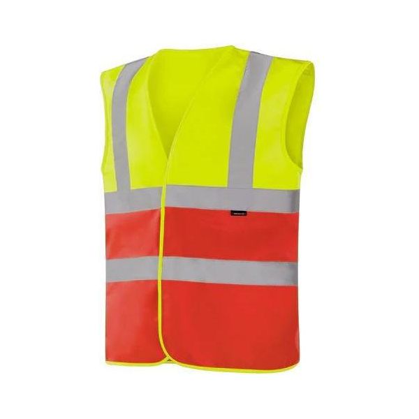 Saarbrucken Gilet Hi-Vis Giallo/Rosso Taglia: M-image