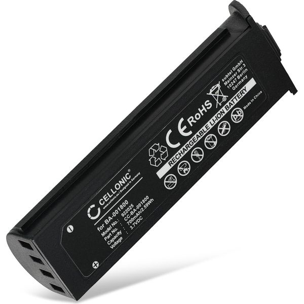 Cellonic, Batteria Per Lettore Codice A Barre Compatibile Con Cipherlab 1564, 1560, 1562 (700Mah, 3.7V)-image