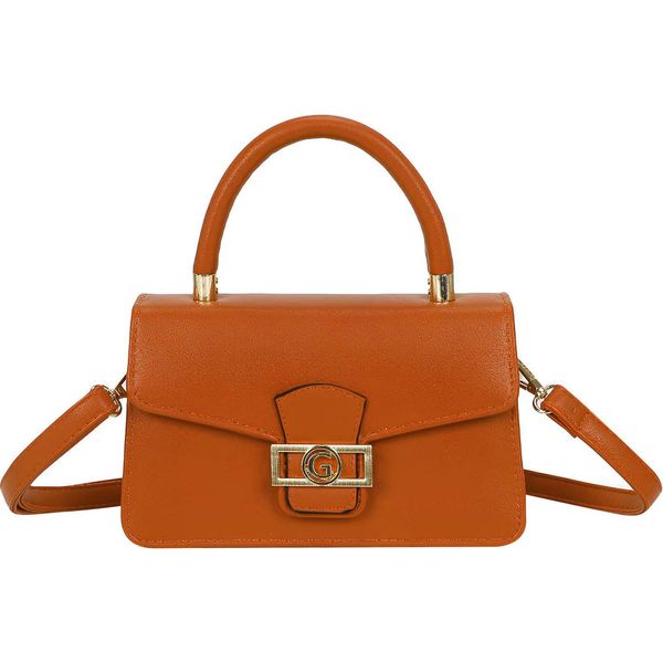 Gallantry, Borsa Da Donna Con Chiusura G In Metallo E Tracolla Staccabile, Marrone-image