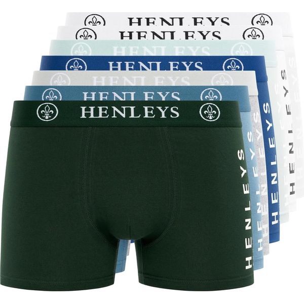 Henleys - Boxer "Mactyme"" Da Uomo (Confezione Da 7) BG2170 (Xl) (Colorato)"-image