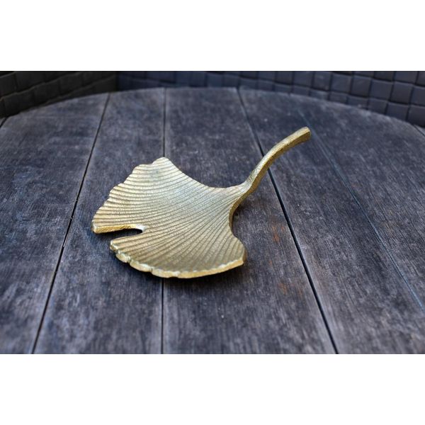 Ciotola Foglia Di Ginkgo Oro-image