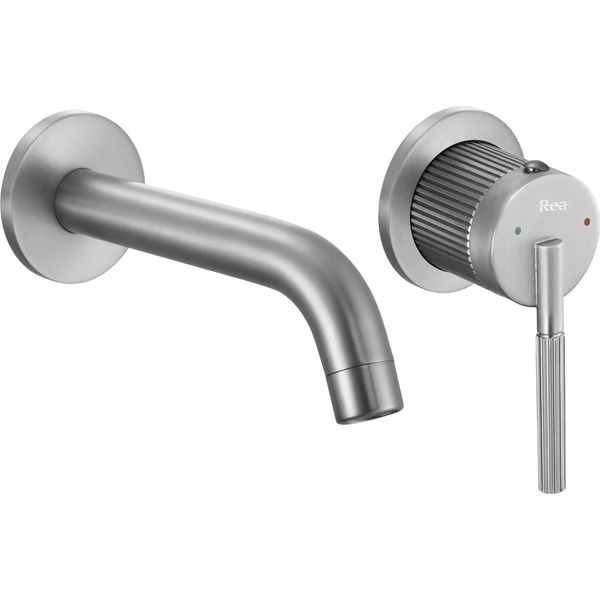 Rubinetto Lavabo Nascosto Rea Argon Nichel Spazzolato-image