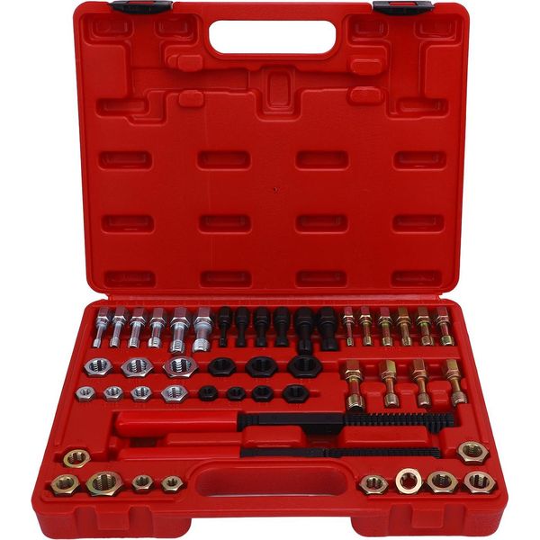 Set Di Rubinetti Da 48 Pezzi, Misure Metriche E Sae, 22 Rubinetti, 24 Matrici, 2 Lime, Set Di Utensili Universali Per La Riattrezzatura-image