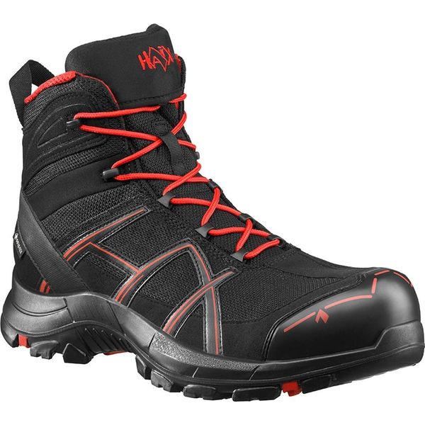 Scarpa Di Sicurezza Black Eagle Safety 40.1 Mid/Nero-Rosso, Misura Uk 12.5 / Eu 48 610018.12.5-image