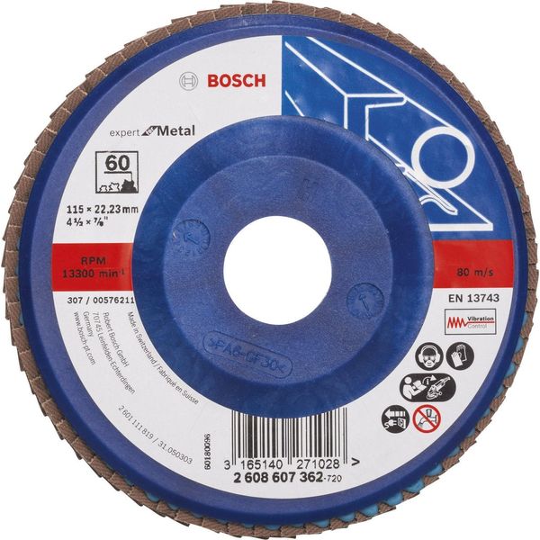 Disco Lamellare X551 Expert For Metal, Diritto, 115 Mm, 60, Plastica-image