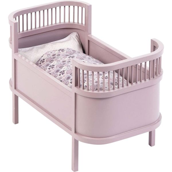 Letto Per Bambole In Legno Smallstuff Rosaline Powder-image