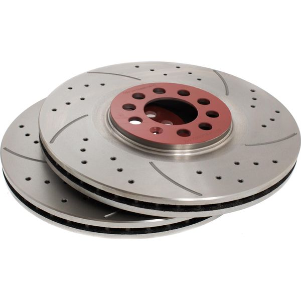 Dischi Freno Anteriori Per Vw Polo, Seat Ibiza, Audi A1 E Skoda | 310 Mm | 2 Pezzi-image