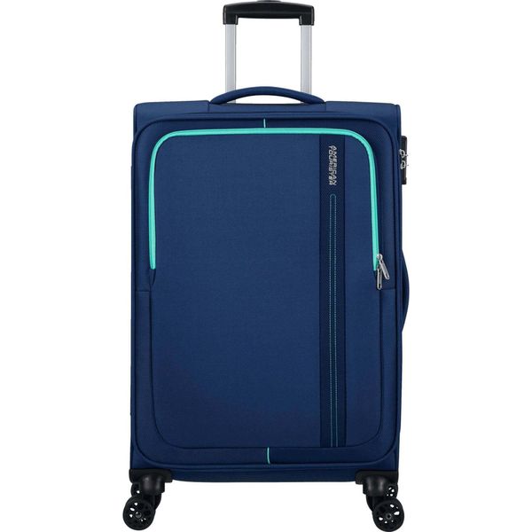 American Tourister Carrello Sea Seeker Spinner 68 / 25 Tsa Trolley Combat Navy Blu Scuro-image