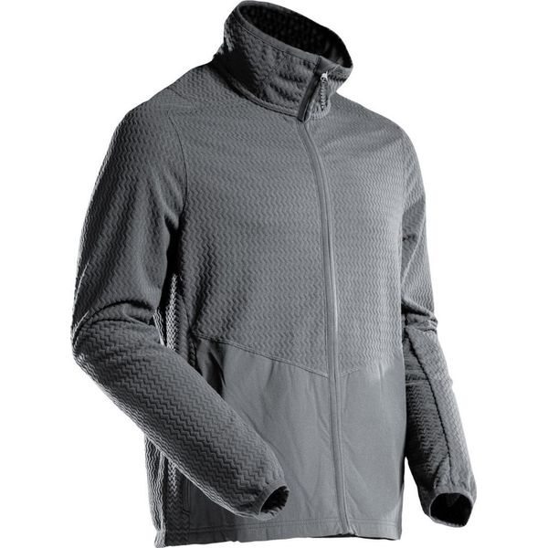 Pullover In Micropile Con Zip Grigio Antracite, Taglia Xs Mascot 22803-639-89-image