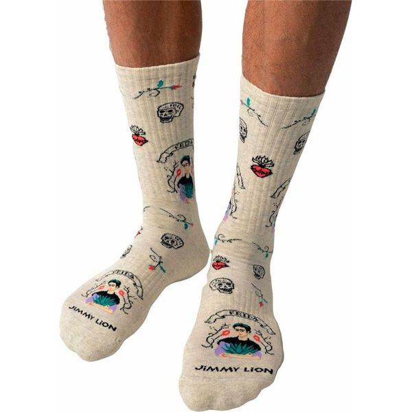 Calzini Jimmy Lion Athletic Frida Viva Mexic Weiß 41-46-image
