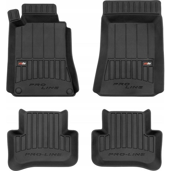 Tappetini In Gomma E Tappetini Mercedes C W203 2000-2007 Incavo 3D-image