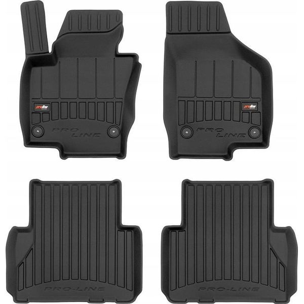 Gummimatten E Fussmatten Vw Sharan 2 2010-2022 3D Mulde-image