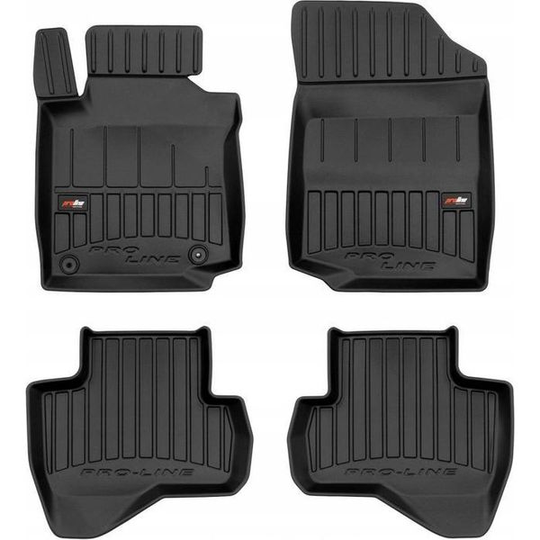 Tappetini In Gomma E Tappetini Toyota Aygo 1 2005-2014 Incavo 3D-image