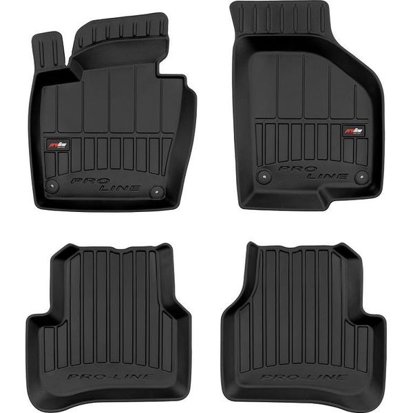 Gummimatten E Fussmatten Vw Passat B7 2010-2014 3D Mulde-image