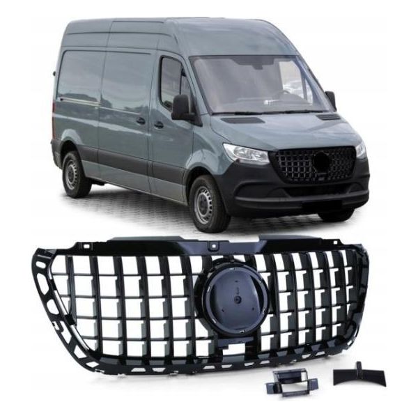 Griglia Modello Per Mercedes Sprinter W907, W910 Ab 2018 - Panamericana Camera-image