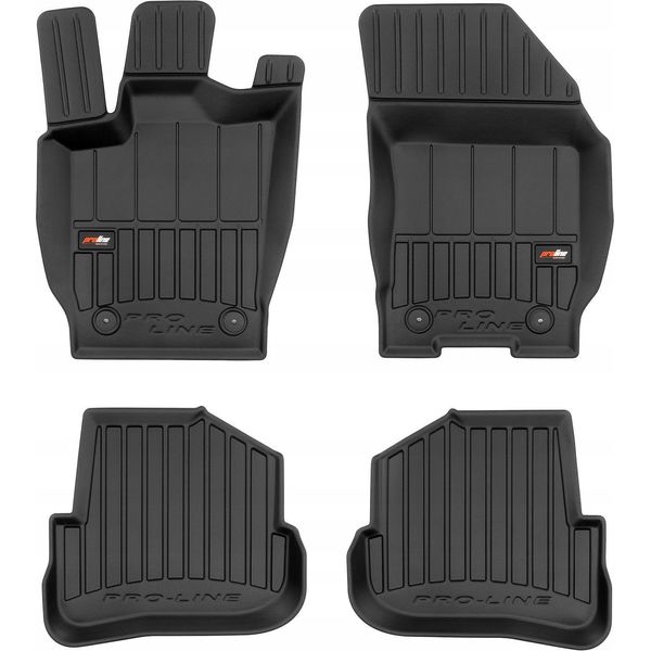 Gummimatten E Fussmatten Audi A1 Sportback 8X 2012-2018 3D Mulde-image