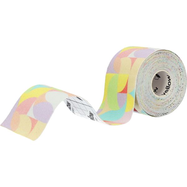 Yellowsport Yellowtape - Nastro Per Kinesiotaping - 5 Cm X 5 M - Colori Pastello Astratti - 1 Pz.-image