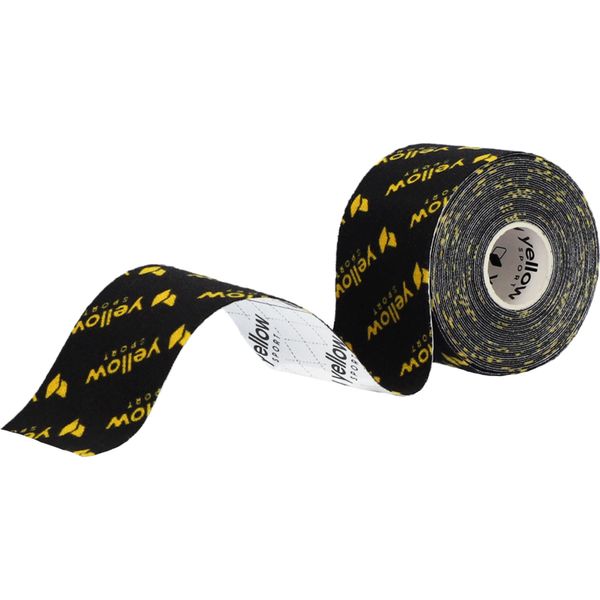 Yellowsport Yellowtape - Nastro Per Kinesiotaping - 5 Cm X 5 M - Nero Con Logo Yellowsport - 1 Pz.-image