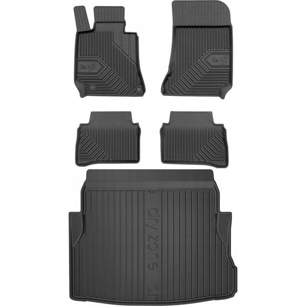 Set 77 FußMatten E Matte Mercedes-Benz Cls C218 Limousine 2010-2018-image
