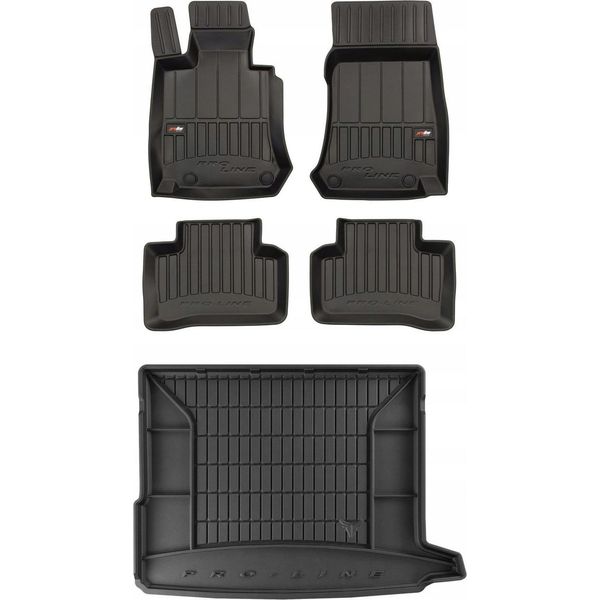 Set 3D Gummimatten Mercedes Glc X253 2016-2022-image