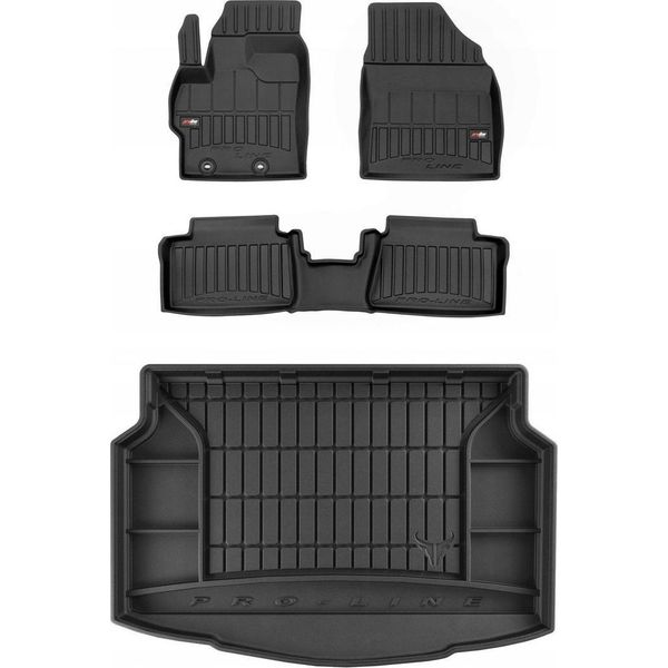 Set Tappetini In Gomma 3D Toyota Yaris 4 Hb Dal 2020--image