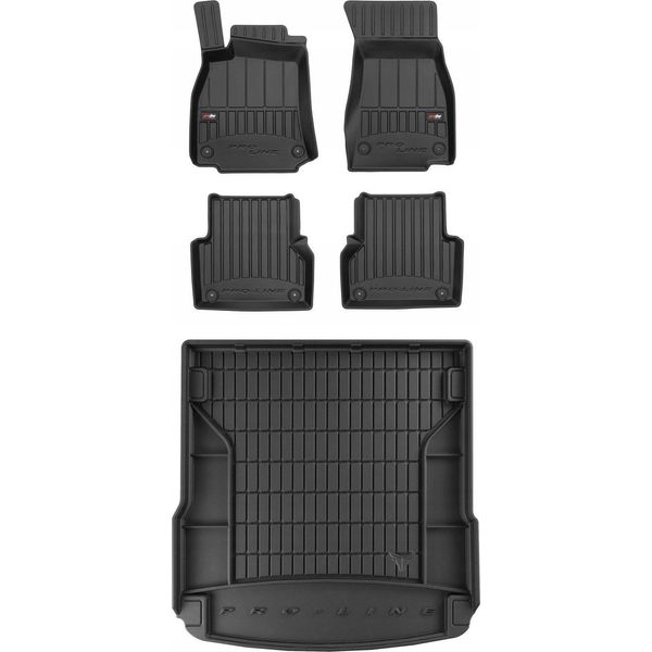 Tappetini 3D Set E Tappetini Audi A6 C8 Estate Dal 2018-image
