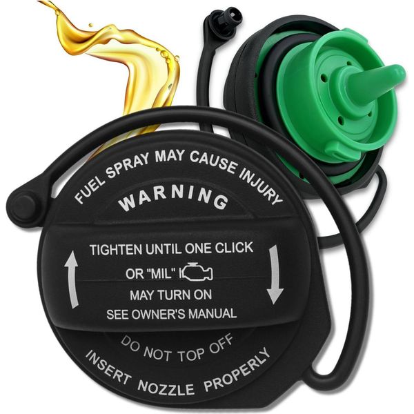 Edibazzar | Tappo Serbatoio Carburante Per Audi A4 A5 A8 Q5 Vw Golf Jetta Tiguan Seat Skoda-image