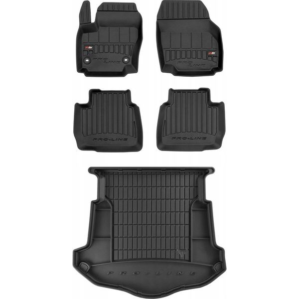 Tappetini In Gomma 3D Set E Tappetini Ford Mondeo Mk4 Hatchback 2012-2014-image