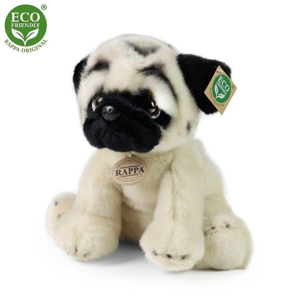 Rappa Peluche Cane Carlino 30 Cm ECO-FRIENDLY-image
