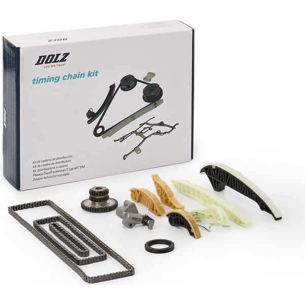 Dolz SKCA009 Kit Catena Di Distribuzione Per Vw Golf Vii Hatchback (5G1, BQ1, BE1, BE2) Polo Hatchback (6R1, 6C1) Passat Estate (3G5, CB5)-image