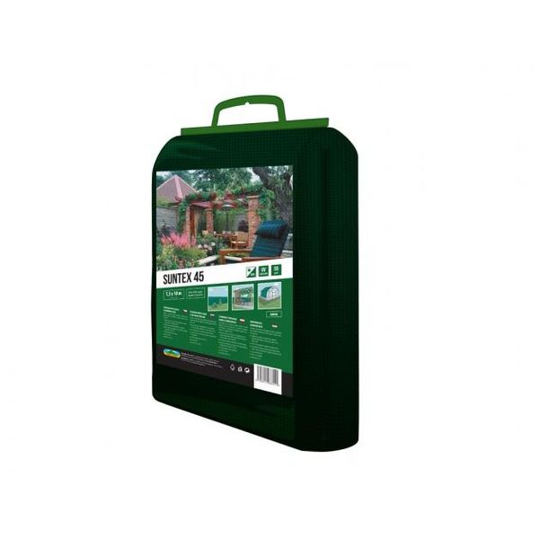 Telo Da Giardino Nohel Pe Suntex 45% Con Rete Verde Dimensioni: 1,5 X 5 M-image
