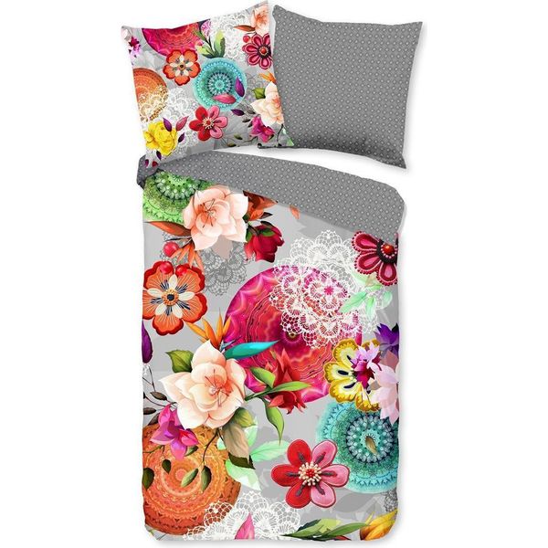 Hip Set Di Biancheria Da Letto In Flanella Isarea Colore Multi Dimensioni 155X220+80X80-image