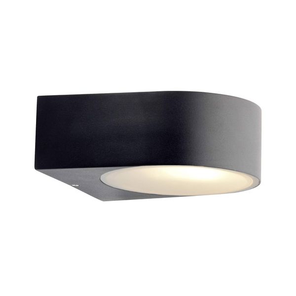 Brilliant Lampe Tyler AußEnwandleuchte Schwarz 1X A60, E27, 60W, Geeignet FüR Normallampen (Nicht Enthalten) Ip-Schutzart: 44 - SpritzwassergeschüTzt-image